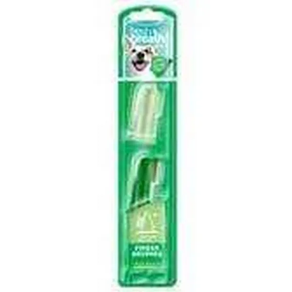 1ea 2Pc Tropiclean Fresh Breath Finger Brushes For Pets - Hygiene